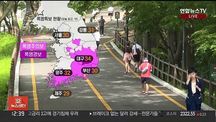 Télécharger la video: [날씨] 후텁지근 더위 충청 이남 폭염특보…내륙 곳곳 소나기