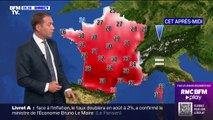 La chaleur baisse dans le tiers nord du pays, mais les températures restent élevées dans le sud