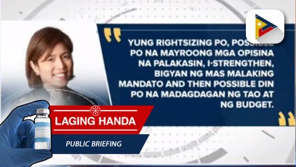 DBM, may paglilinaw sa usapin ng 'rightsizing' sa mga ahensiya ng gobyerno