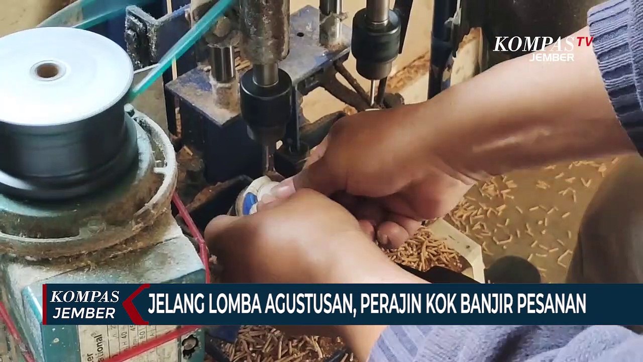 Jelang Lomba Agustusan, Perajin Kok Rumahan Banjir Pesanan