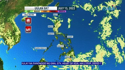 Pag-uulan sa ilang bahagi ng bansa asahan dahil sa Hanging Habagat at local thunderstorms | 24 Oras News Alert