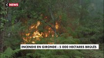Incendie en Gironde : 5.000 hectares brûlés