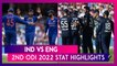 India vs England 2nd ODI 2022 Stat Highlights: Reece Topley Helps Hosts Bounce Back