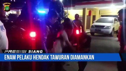 Polsek Cikarang Enam Orang Bawa Sajam Diamankan Polisi