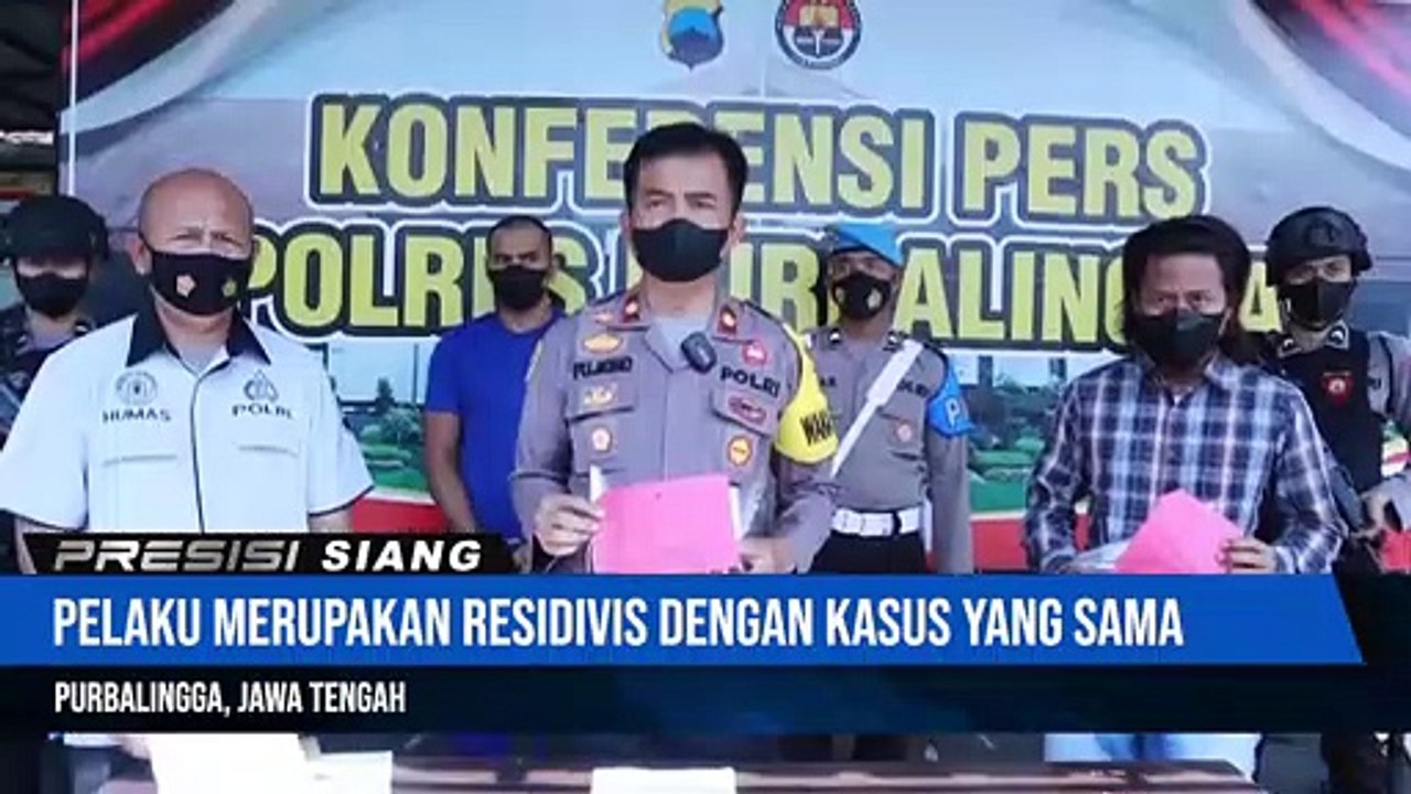 Polres Purbalingga Bekuk Pencuri Spesialis Rumah Kosong Polres Purbalingga