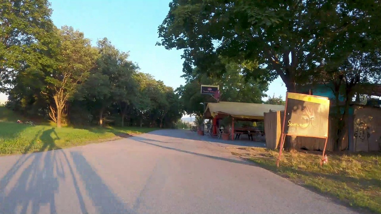 Wien am Rad: Donauinsel (Brigittenauer Brücke-Schulschiff-Florisdorfer Brücke) frühmorgens