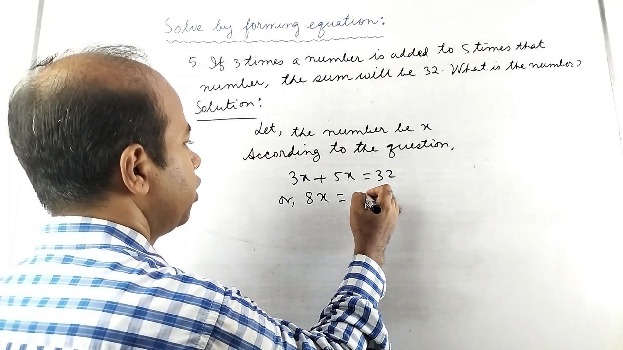 How to solve word problem forming equation - Part 1||Class 6 Algebra ||Bangla & English Medium