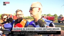 GIRONDE : AU MOINS 5.000 HECTARES BRÛLÉS