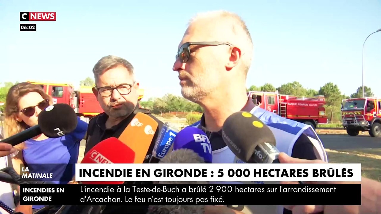 GIRONDE : AU MOINS 5.000 HECTARES BRÛLÉS