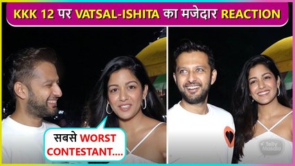 Ishita Dutta Gives Hilarious Reaction On KKK 12, Vatsal Says 'Keeda Khilate Hai