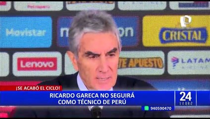 Ricardo Gareca le dice adiós a la Selección Peruana