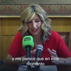 Yolanda Díaz afirma que los grandes beneficios empresariales son la causa de la inflacción