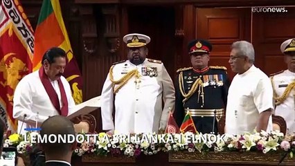 Lemondott az elmenekült Sri Lanka-i elnök