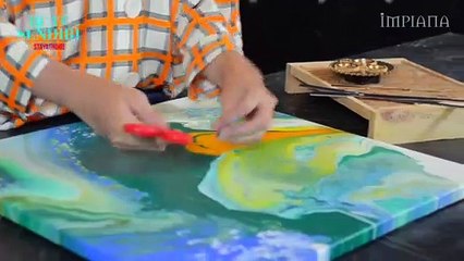 DIY Jam Dinding Guna Canvas _ Buat Sendiri #StayAtHome EP 4