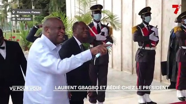Le président Ouattara reçoit Gbagbo et Bédié au Palais présidentiel