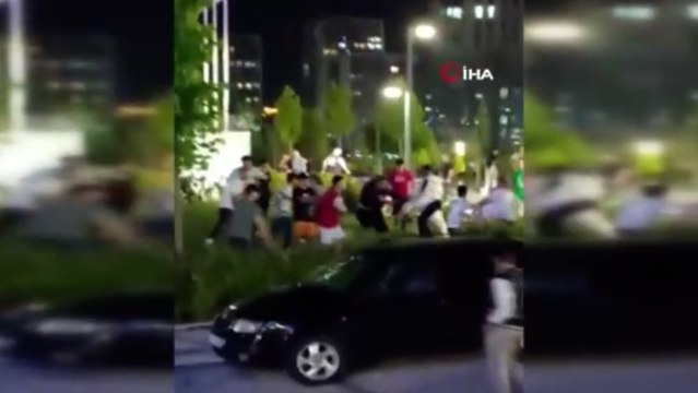 Başakşehir’de tekmeli yumruklu kavga