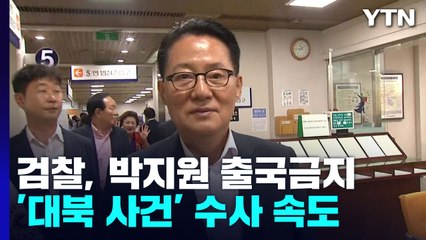 검찰, 박지원 출국금지·서훈 입국 즉시 통보 조치 / YTN