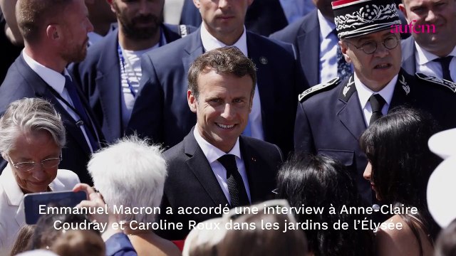 Emmanuel Macron : ce détail surprenant pendant son interview fait réagir les internautes