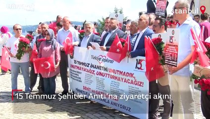 15 Temmuz Şehitler Anıtı’nda ziyaretçi yoğunluğu