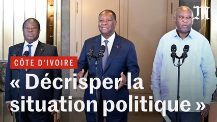 Tải video: Côte d'Ivoire : les retrouvailles de Gbagbo, Ouattara et Konan Bédié