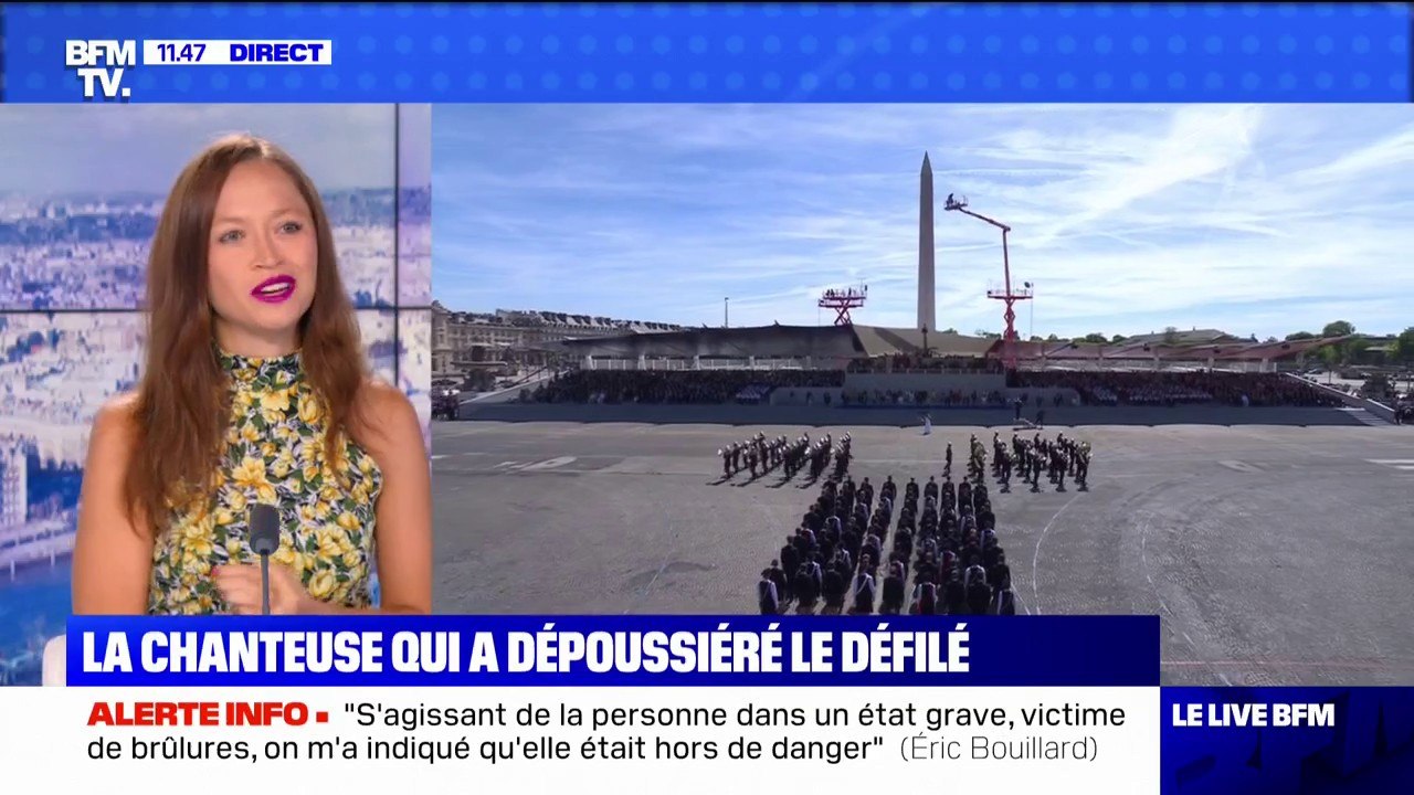 Candice Parise, la chanteuse du 14-Juillet: "c'était une expérience incroyable"