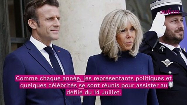 Brigitte Macron : découvrez le prix exorbitant de sa superbe robe pour le défilé du 14-Juillet