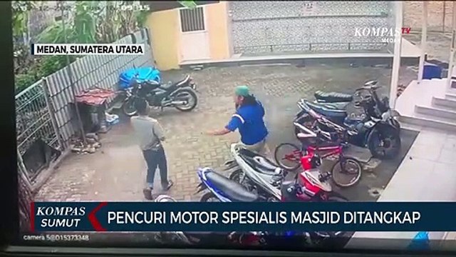 Pencuri Motor Spesialis Beraksi di Masjid Ditangkap Polisi
