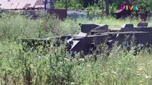 Detik-detik Robot Rusia Ledakkan Ranjau di Ukraina