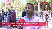 15 Temmuz kahramanı şehit Ömer Halisdemir'in kabrine ziyaretçi akını