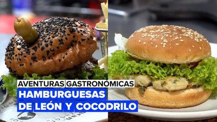 Si te gustan las hambuguesas 'exóticas', prueba las de león y las de cocodrilo
