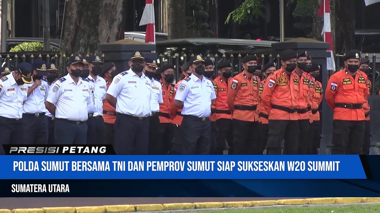 Kapolda Sumut Lakukan Apel Gelar Pasukan dalam rangka Operasi Toba W20-2022