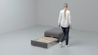 VALLENTUNA Módulo sofá cama, Hillared beige - IKEA