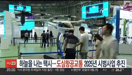 하늘을 나는 택시…도심항공교통 2025년 시범사업 추진