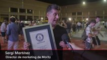 Moritz 7 bate el récord Guinness con la cata de cerveza más grande del mundo
