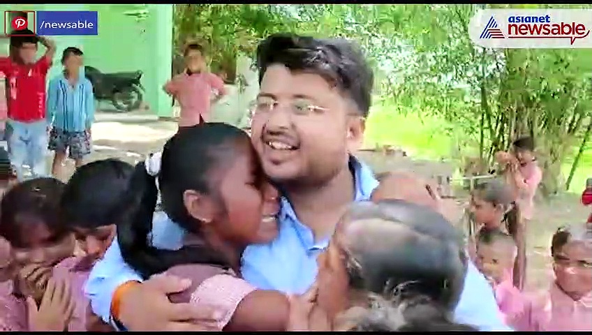 Viral video: UP students cry profusely as teacher gets transferred, refuse to let him go