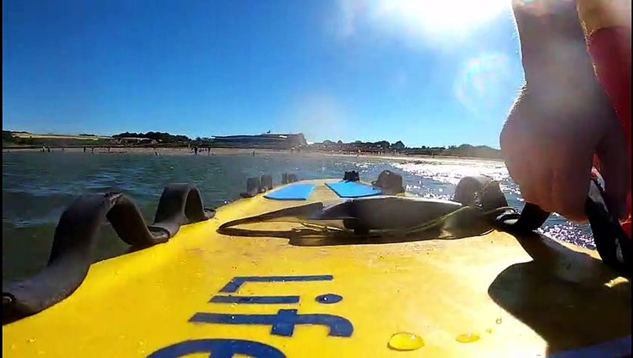 St Andrews  lifeguard assists paddleboarders