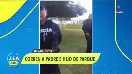 Corren a padre e hijo de parque en Aguascalientes