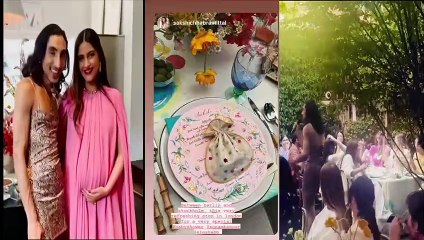 Mom-to-be Sonam Kapoor flaunts her pregnancy glow