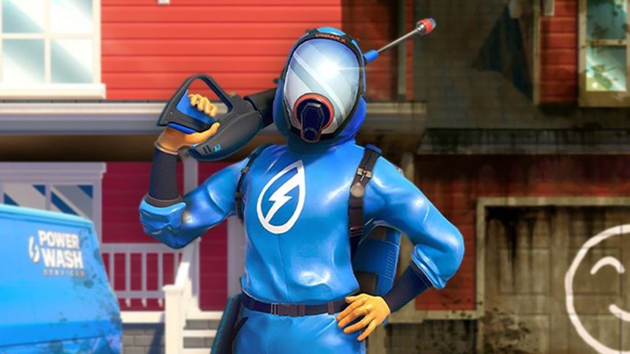 Powerwash simulator - im trailer wird schmutz mit hochdruck entfernt