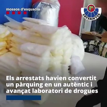 Los Mossos desmantelan el mayor laboratorio de drogas sintéticas de Cataluña / MOSSOS