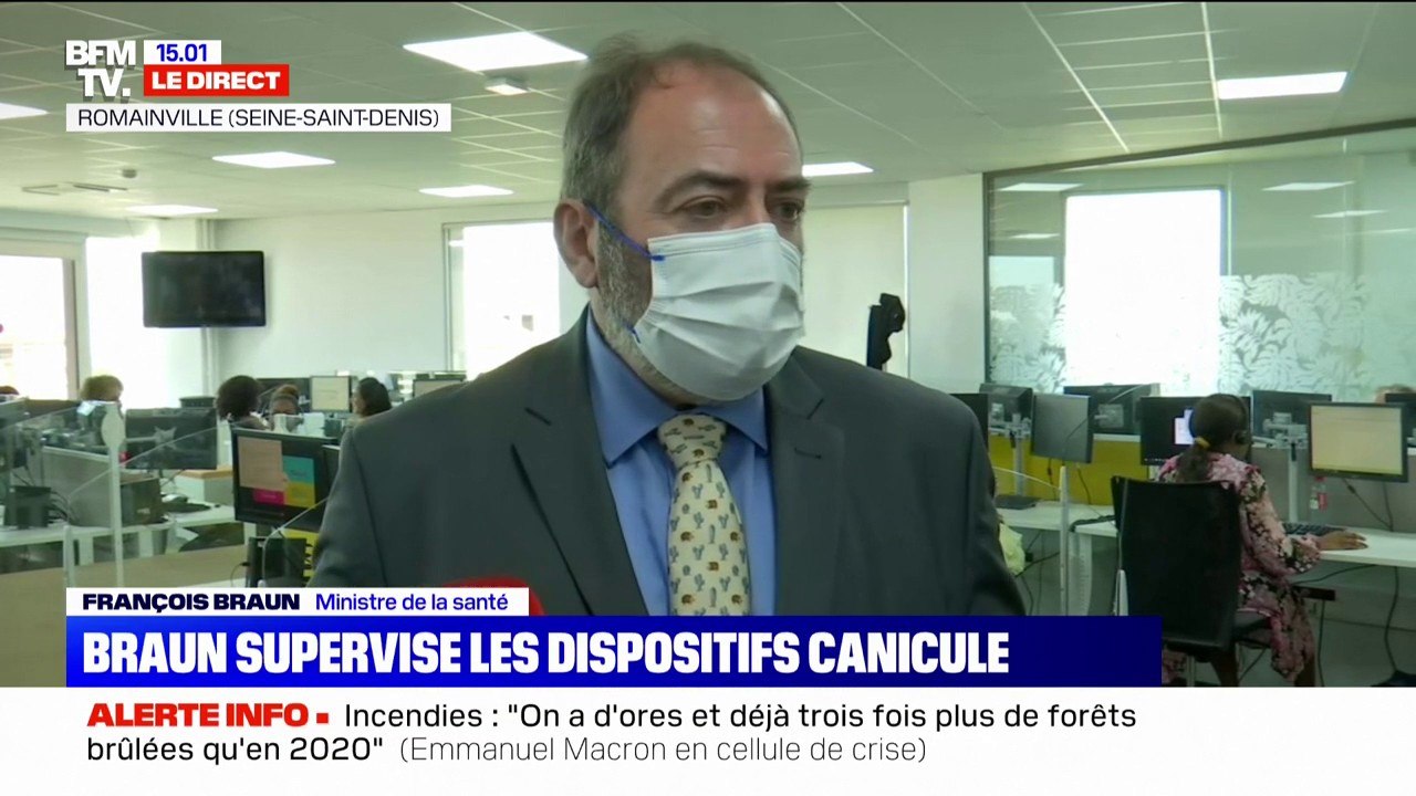 François Braun: "Il faut s'habituer à vivre avec ces canicules"