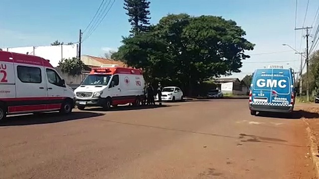Mulher entra em surto e é socorrida pelo SAMU com apoio da GM no Bairro Parque São Paulo