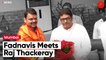 Watch: Devendra Fadnavis Meets MNS Chief Raj Thackeray In Mumbai