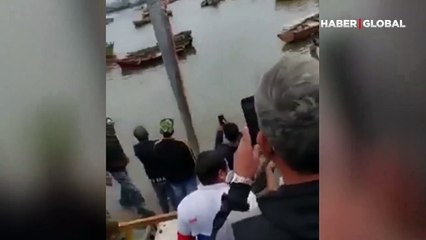 'Depremin habercisi' dev balık yakalandı! Halk sahile akın etti