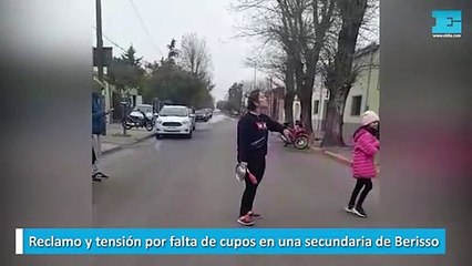 Reclamo y tensión por falta de cupos en una secundaria de Berisso