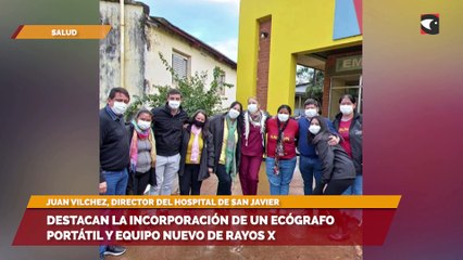 Destacan la incorporación de un ecógrafo portátil y equipo nuevo de rayos x