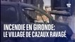 Les images des dégâts causés par les incendies à Cazaux, en Gironde