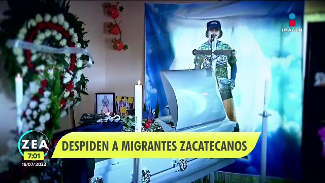 Despiden a migrantes mexicanos que murieron en un tráiler en Texas