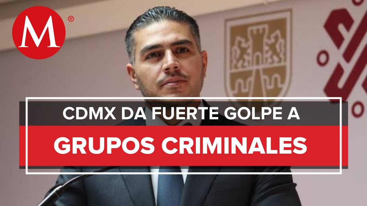 Omar García: "Más de mil 600 presuntos delincuentes” tras operativos en CdMx