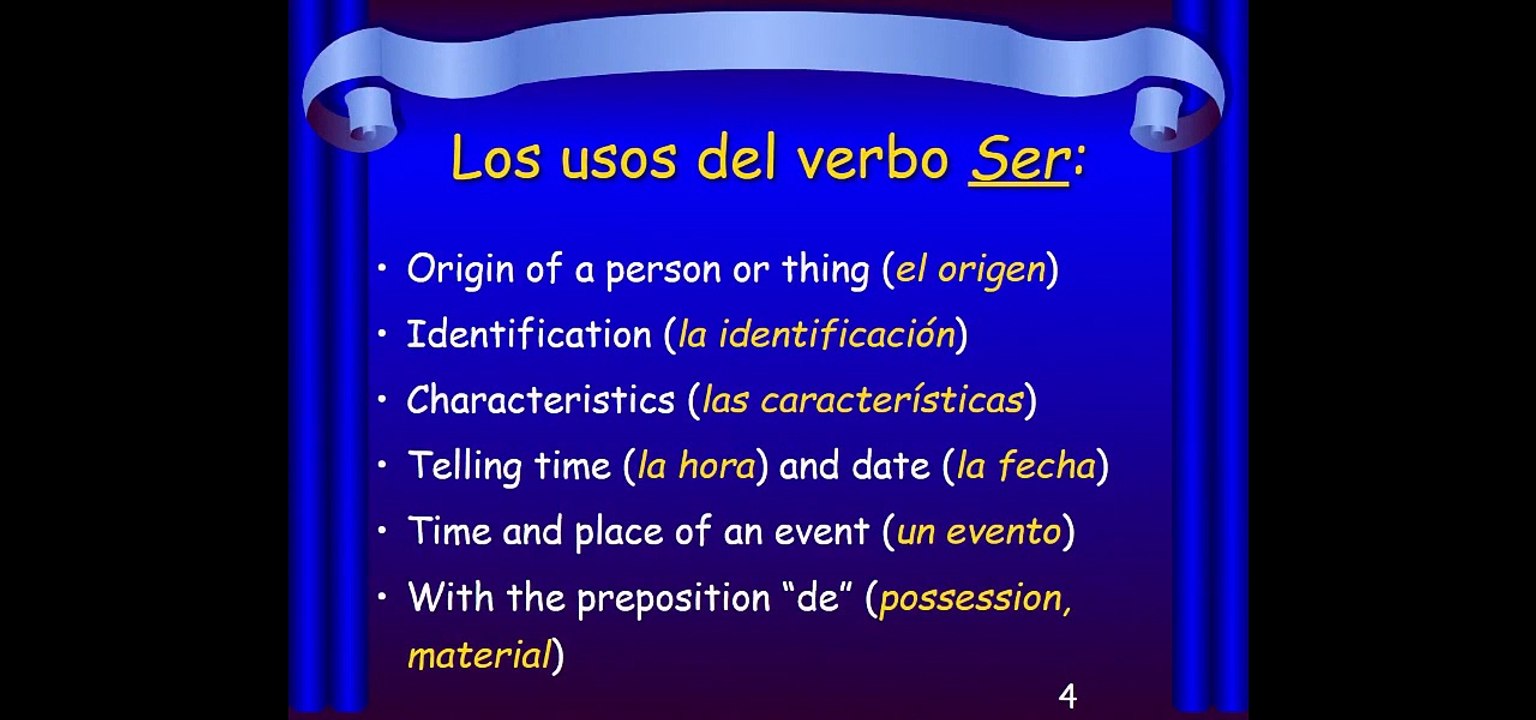Ser y Estar 1